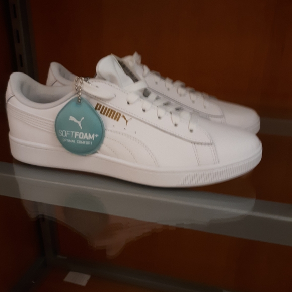 Puma Classics Leather white/ gold NWT - Picture 5 of 8